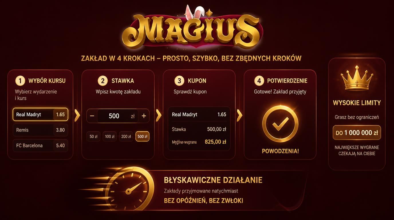 Proces stawiania zakładu – szybko, jasno i bez zbędnych kroków.